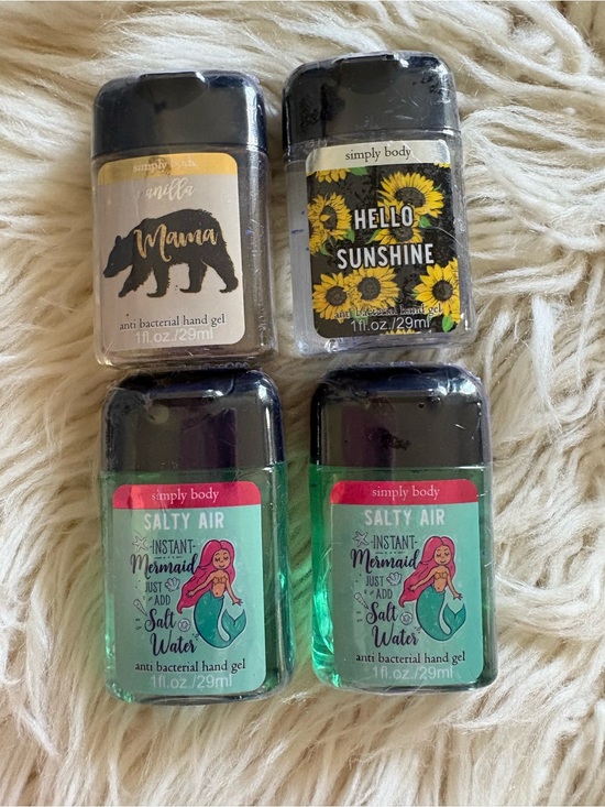 Simply Southern Accessories - 4 New Simply Southern Mama Bear Hand Sanitizers Mermaid Anti-Bacterial Hand Gel